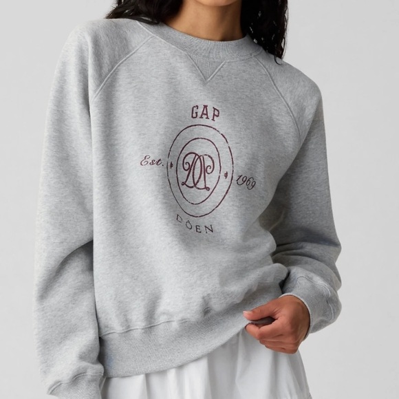 Gap x DOEN Tops - Gap x Dôen VintageSoft Logo Sweatshirt